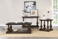 Walden - Rectangular End Table With Turned Legs And Floor Shelf - Coffee