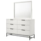 Sonora - 6-Drawer Dresser With Mirror - White