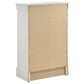 Louis Philippe - 5-Drawer Bedroom Chest - White