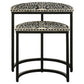 Zakiya - 2 Piece Demilune Nesting Table - Black And White