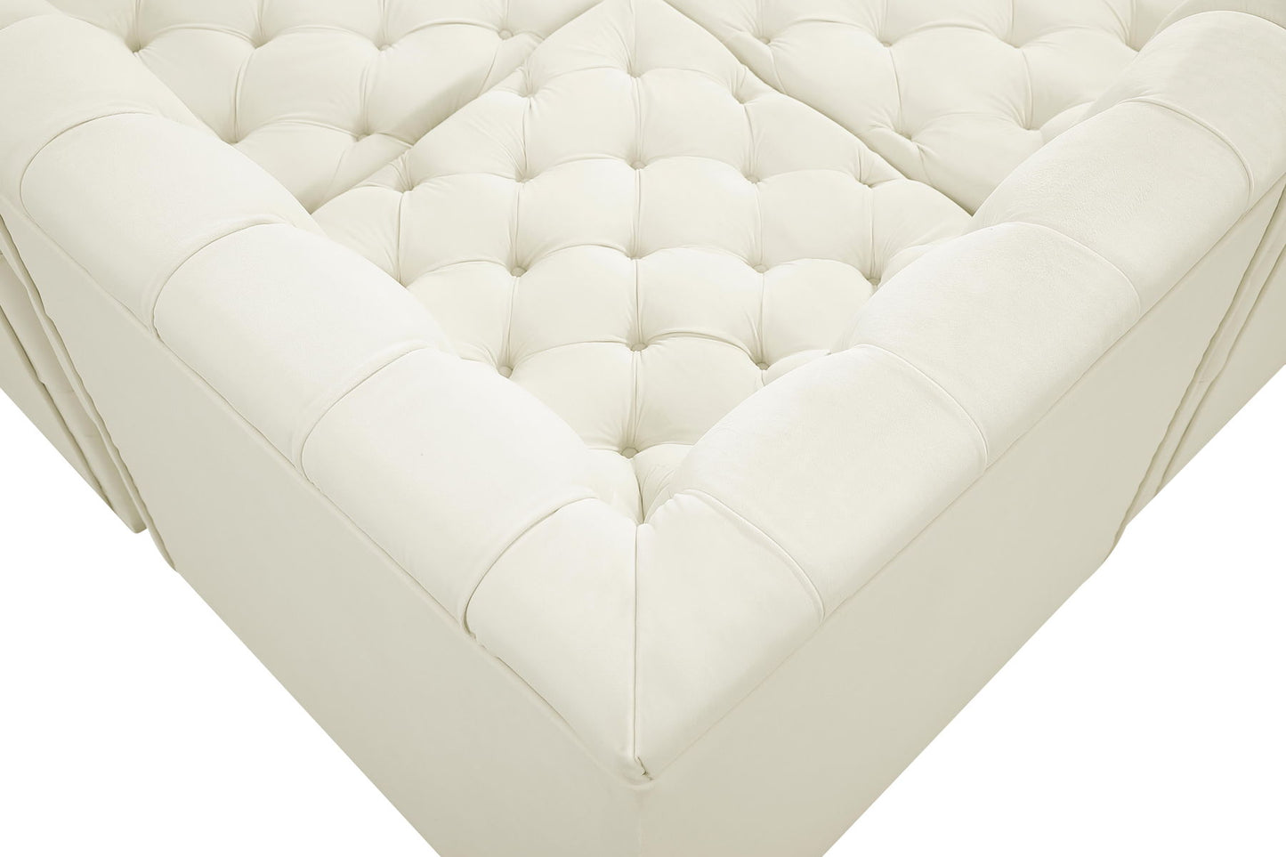 Tuft - Modular Sectional 5 Piece - Cream - Modern & Contemporary