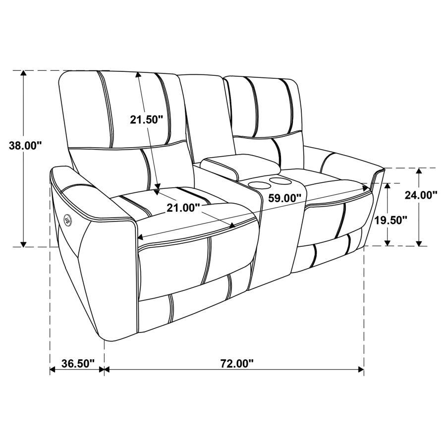 Greenfield - Power Reclining Sofa Set