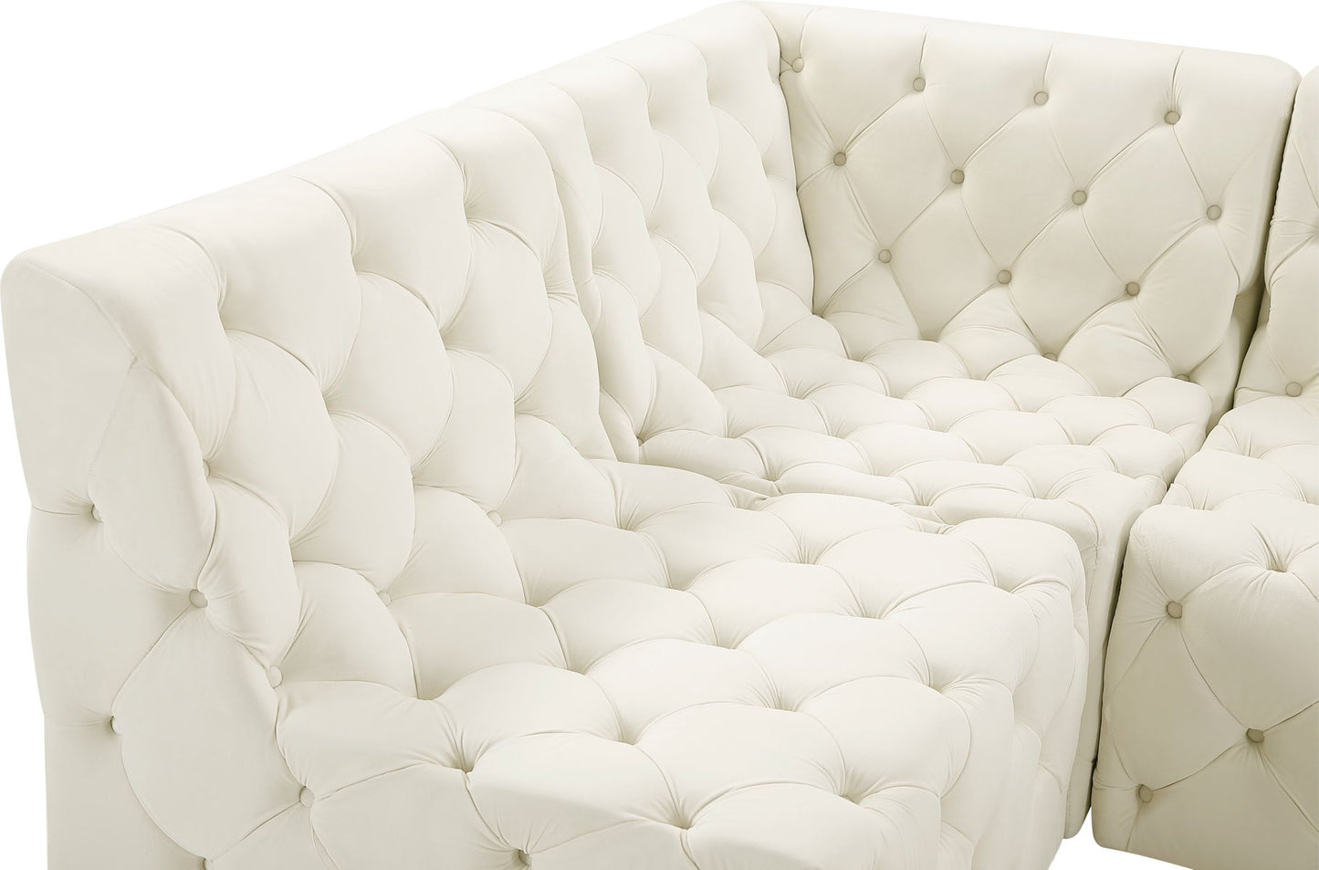 Tuft - Modular Sectional 8 Piece - Cream - Modern & Contemporary