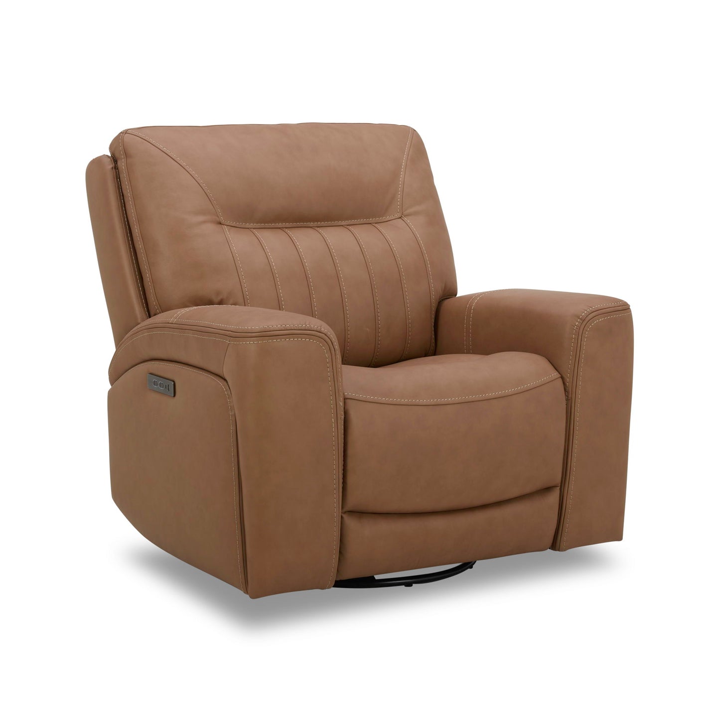 Bennett - Swivel Glider Recliner P2 - Butternut - Butternut Leather