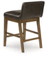 Cabalynn - Two-tone Brown - Upholstered Barstool (Set of 2)