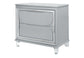 Caleb - Nightstand - Silver