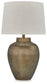 Madney - Antique Gold Finish - Metal Table Lamp