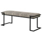 Alfaro - Upholstered Accent Bench - Black And White