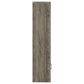 Burke - 3-Shelf Engineered Wood Media Tower - Gray Driftwood