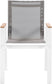 Nizuc - Outdoor Patio Dining Arm Chair (Set of 2) - Grey