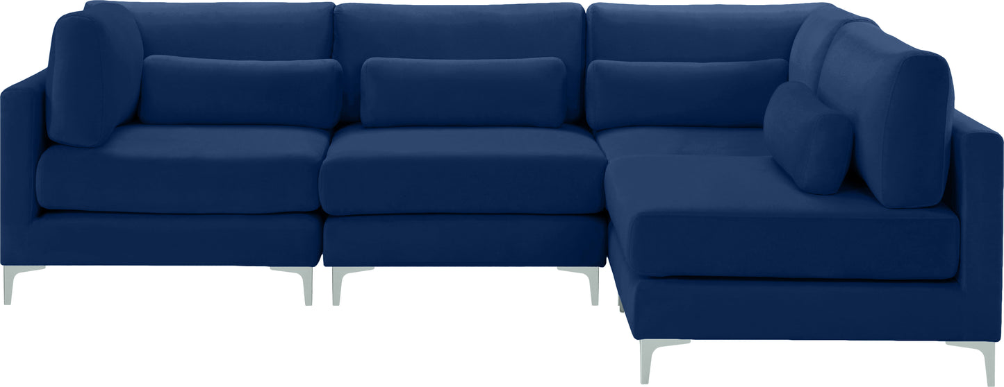 Julia - Modular Sectional 4 Piece - Navy