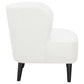 Alonzo - Faux Sheepskin Upholstered Accent Chair - Natural