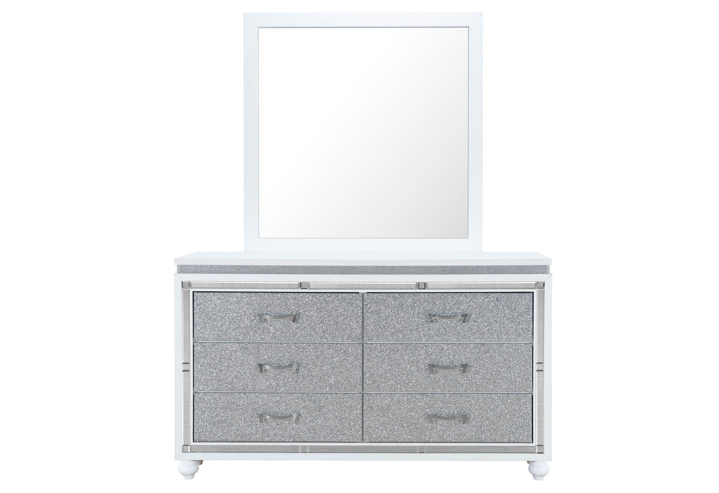 Collete - Mirror - White