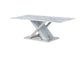 T1274 - Coffee Table - Light Gray / Silver