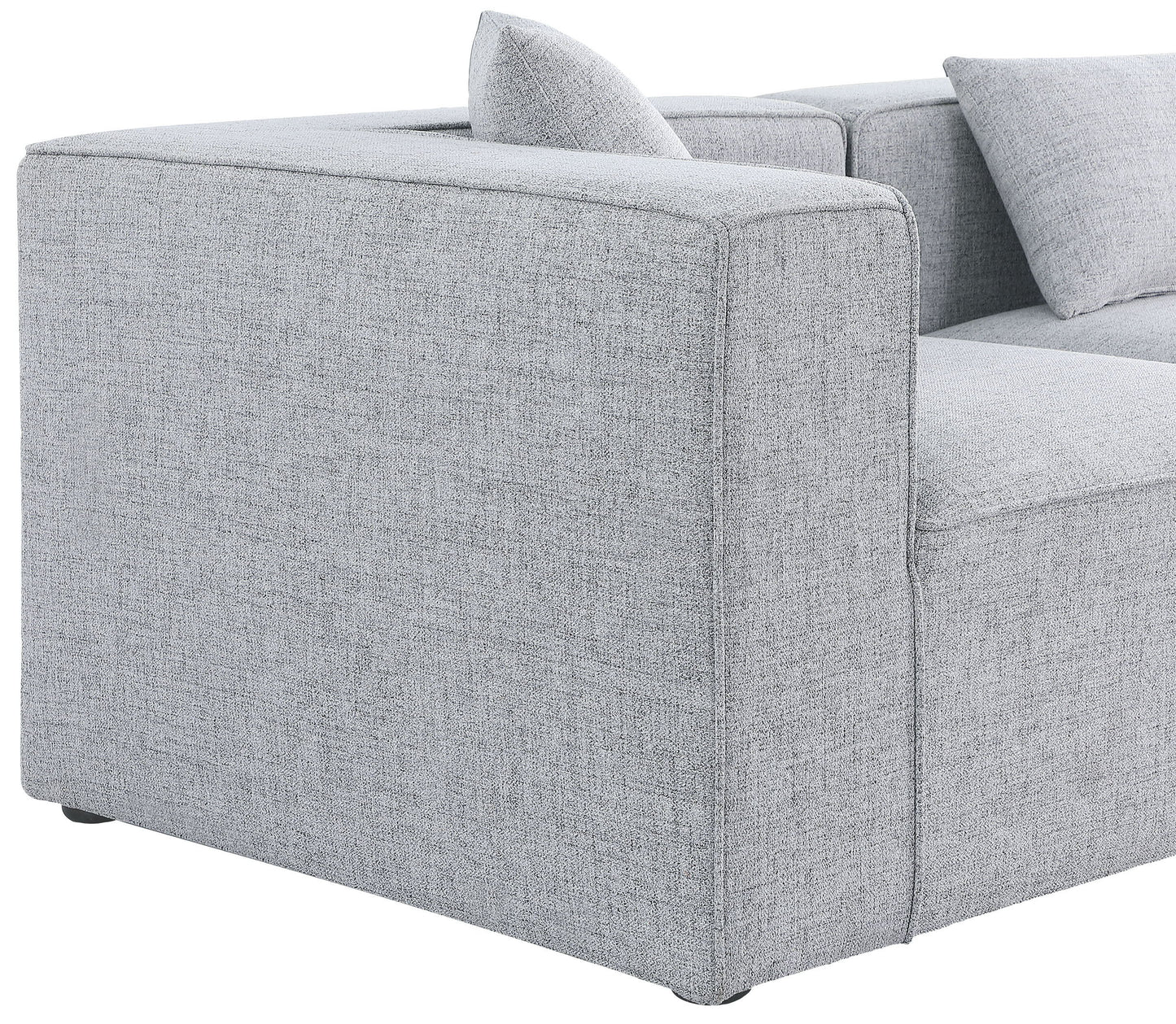 Cube - Modular Sectional 4 Piece - Gray