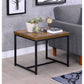 Bob - End Table - Weathered Oak & Black