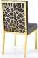 Opal - Dining Chair with Gold Legs (Set of 2)