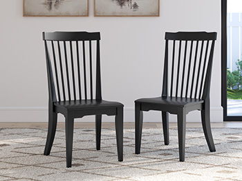 Brenkerton - Black - Dining Room Side Chair (Set of 2)