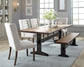 Bexley - Live Edge Dining Table - Natural Honey