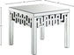 Aria - End Table - Pearl Silver