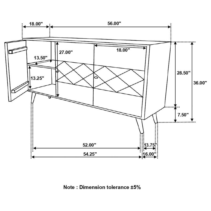 Alyssum - Mango Wood Accent Cabinet