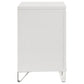 Marmore - 2-Drawer Nightstand Bedside Table - White