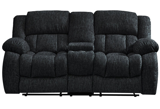 U250 - Console Reclining Loveseat - Ebony