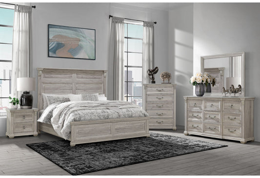 Tatum - 5 Piece Queen Bedroom Set Without Storage - Natural