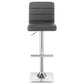 Bianca - Square Upholstered Adjustable Bar Stools (Set of 2)