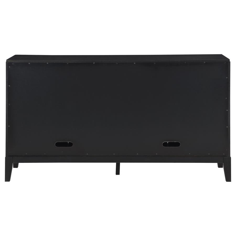 Brookmead - 4 Door Sideboard Buffet Storage Cabinet - Black