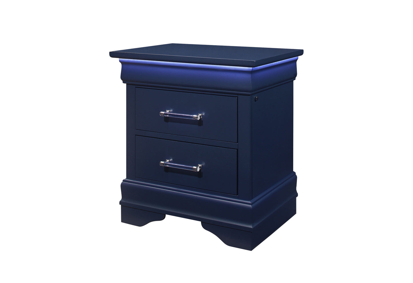 Charlie - Nightstand With LED - Blue