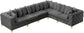 Tremblay - Modular Sectional 6 Piece - Gray - Fabric