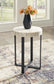 Crewridge - Black / Cream - Accent Table