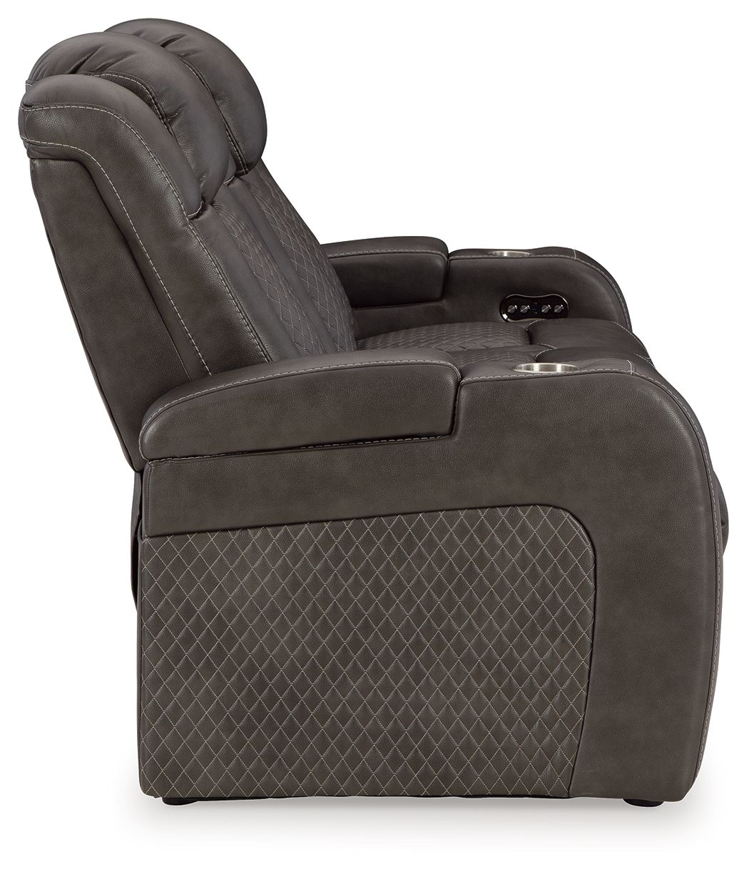 Fyne-dyme - Power Reclining Sofa With Adj Headrest