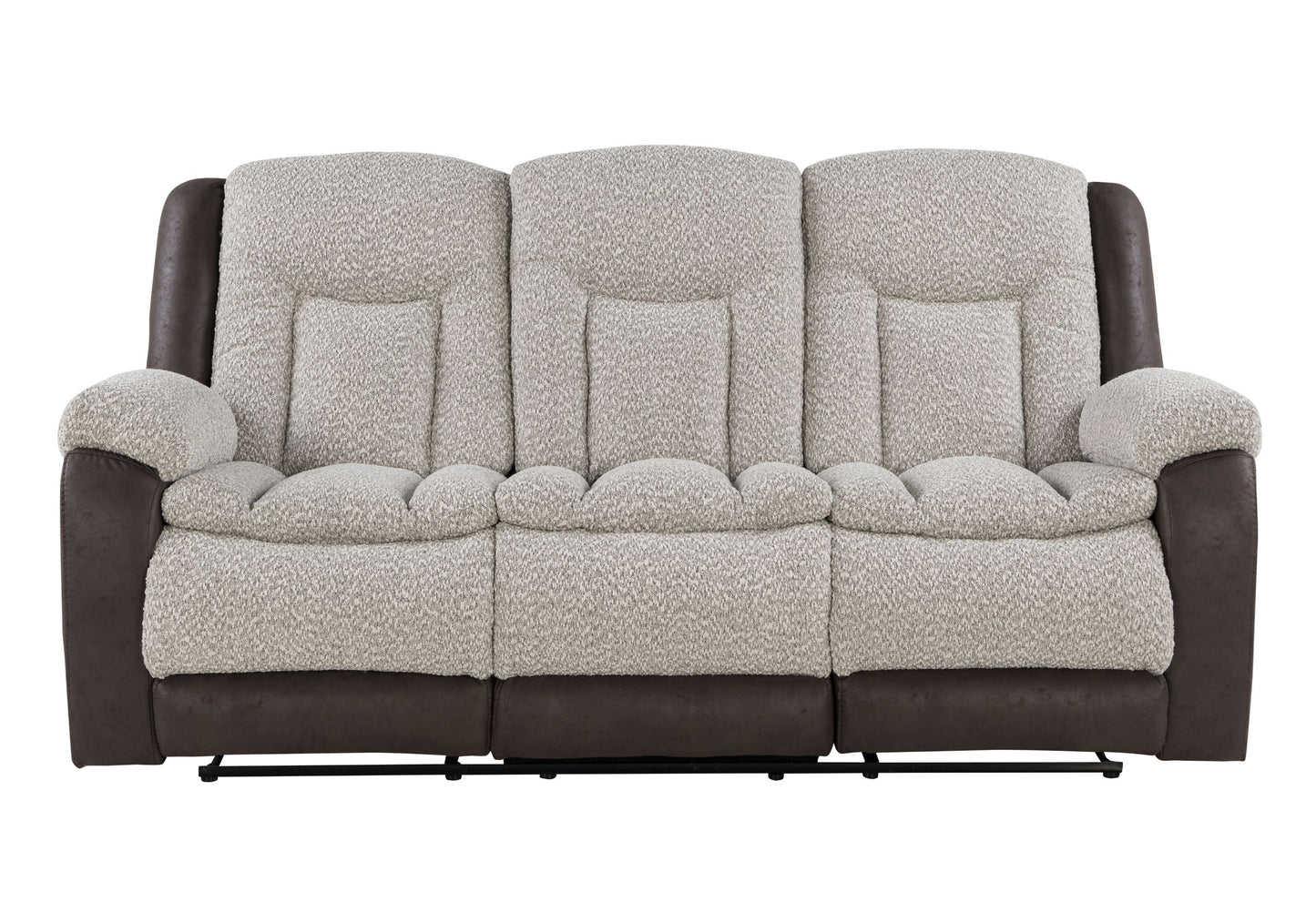 U4377 - Reclining Sofa - Gray / Brown