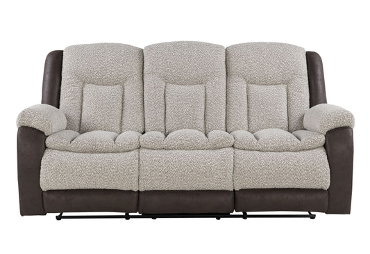 U4377 - Reclining Sofa - Gray / Brown