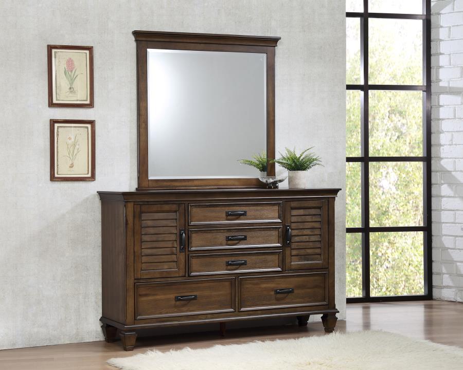 Franco - 5-Drawer Dresser With Mirror