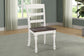 Madelyn - Ladder Back Side Chairs (Set of 2) - Dark Cocoa And Coastal White
