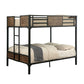 Clapton - Twin Bed With Workstation - Black