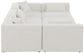 Cube - Modular Sectional 6 Piece - Cream - Modern & Contemporary