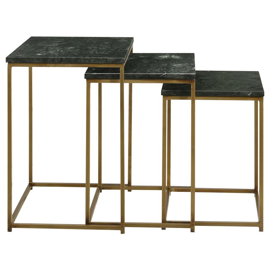 Medora - 3-Piece Nesting Table With Marble Top