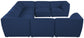 Miramar - Modular Sectional - Navy