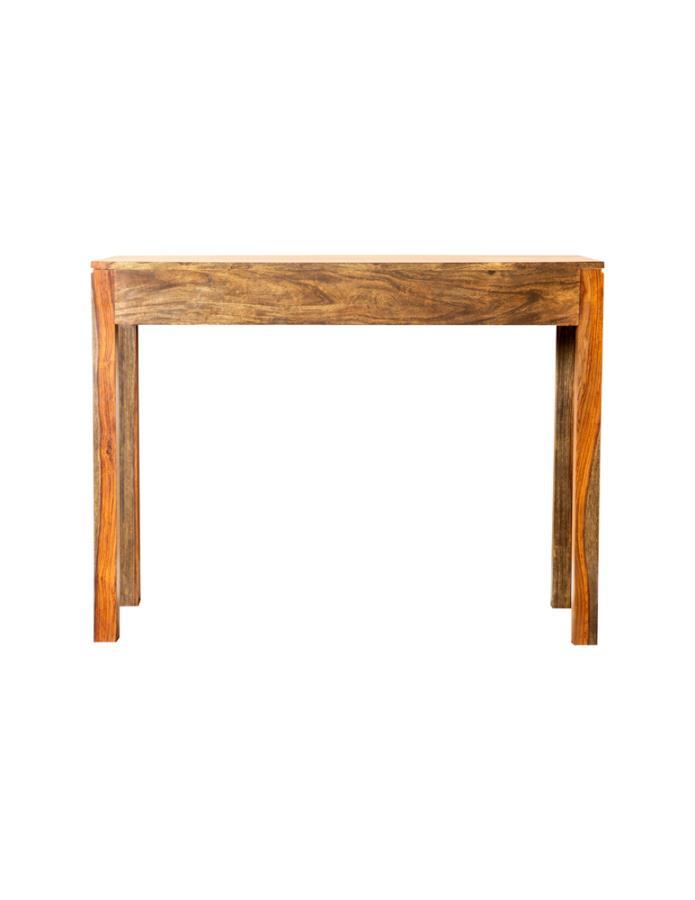 Jamesia - Rectangular 2-Drawer Console Table - Warm Chestnut