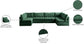 Jacob - Modular Sectional 6 Piece - Green