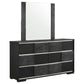 Blacktoft - 6-Drawer Dresser With Mirror - Black