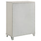 Olivia - 5-Drawer Bedroom Chest Of Drawers - Pearl White