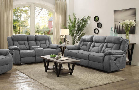 Higgins - Upholstered Motion Reclining Sofa Set