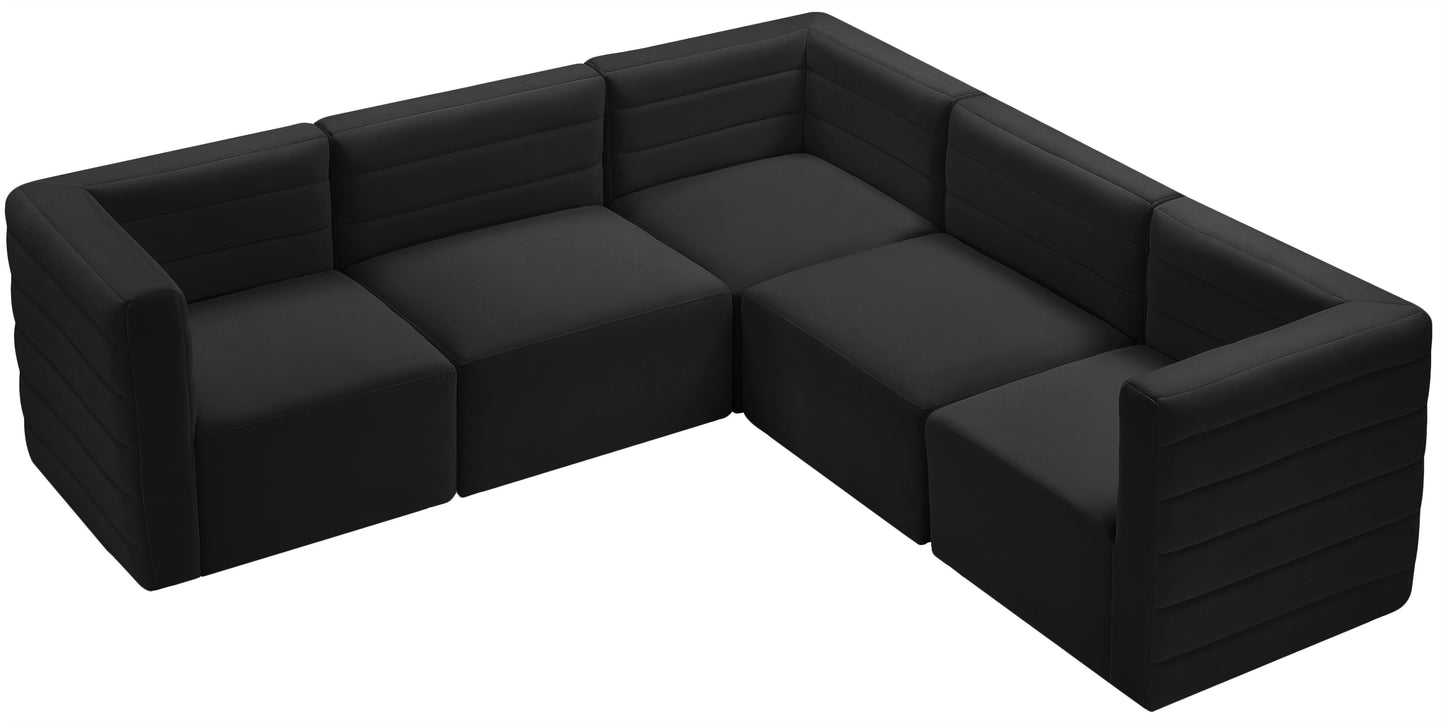 Quincy - Modular Sectional - Black - Modern & Contemporary