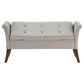 Farrah - Velvet Upholstered Rolled Arm Storage Bench