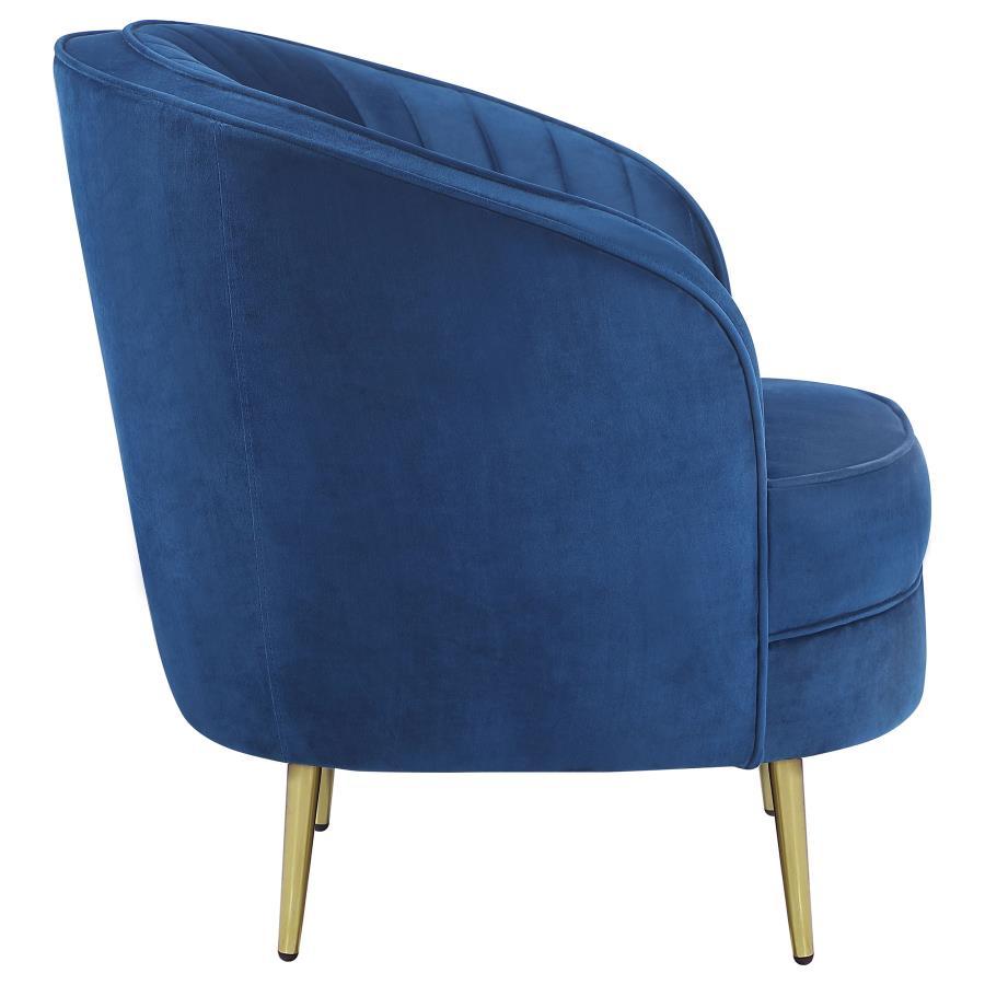 Sophia - Upholstered Channel Tufted Barrel Accent Chair